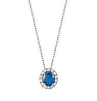 Collana Salvini Donna Dora in Oro bianco Zaffiro 0.43 Ct 20057646 - 20057646